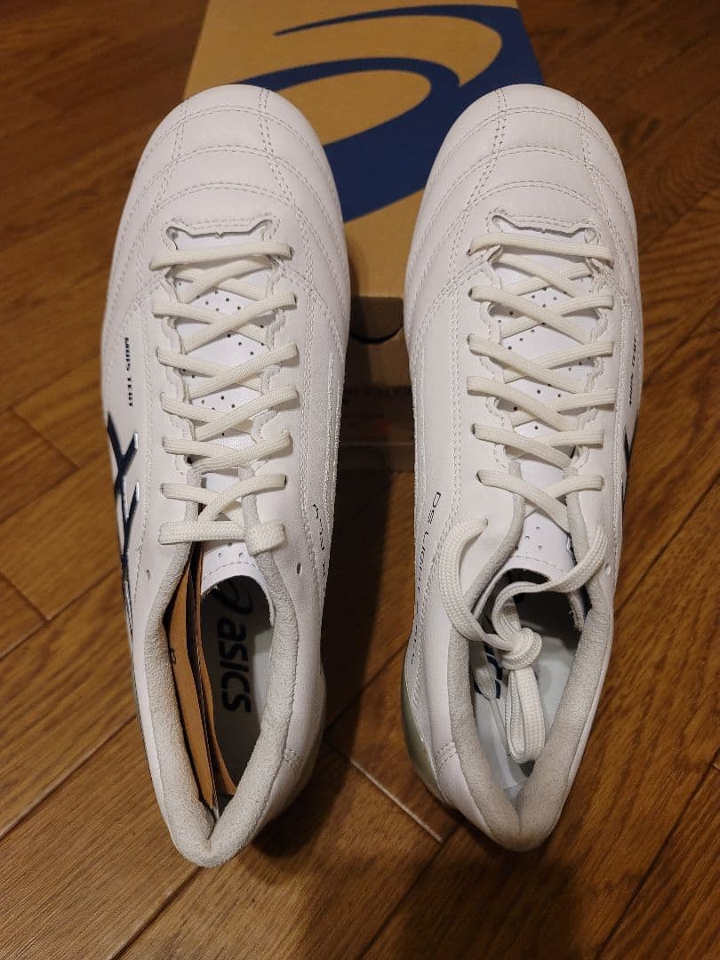 シューズ asics DS LIGHT X-FLY 4 WHITE/BLUE 23.5cm