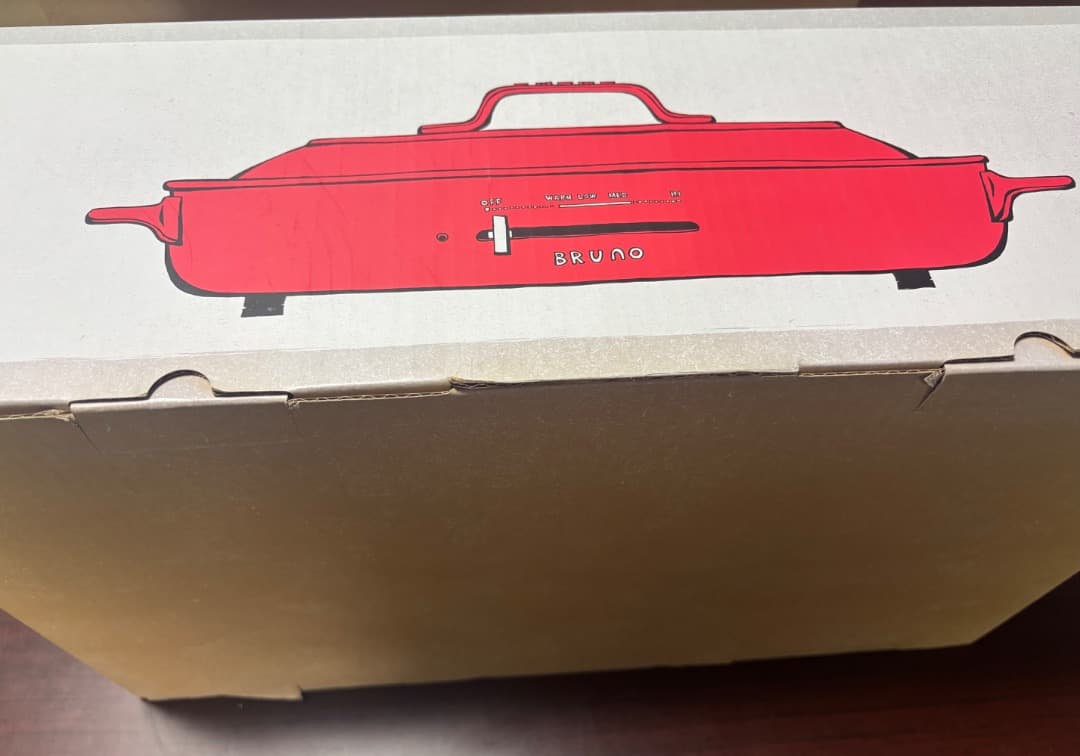 BRUNO ホットプレートグランデサイズ BOE026-RD レッド 赤 新品