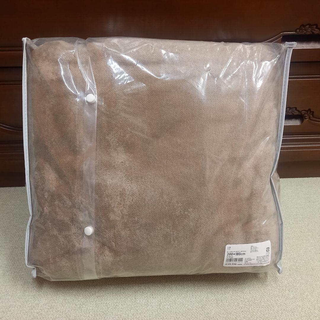 【新品未使用】ユニクロ ヒートテック 毛布 　ダブル 　ブラウン