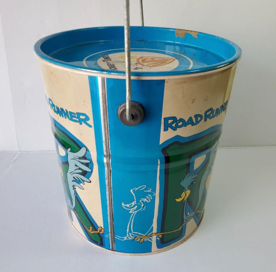 80s Road Runner バケツ Warner Bros. 缶 アメコミ