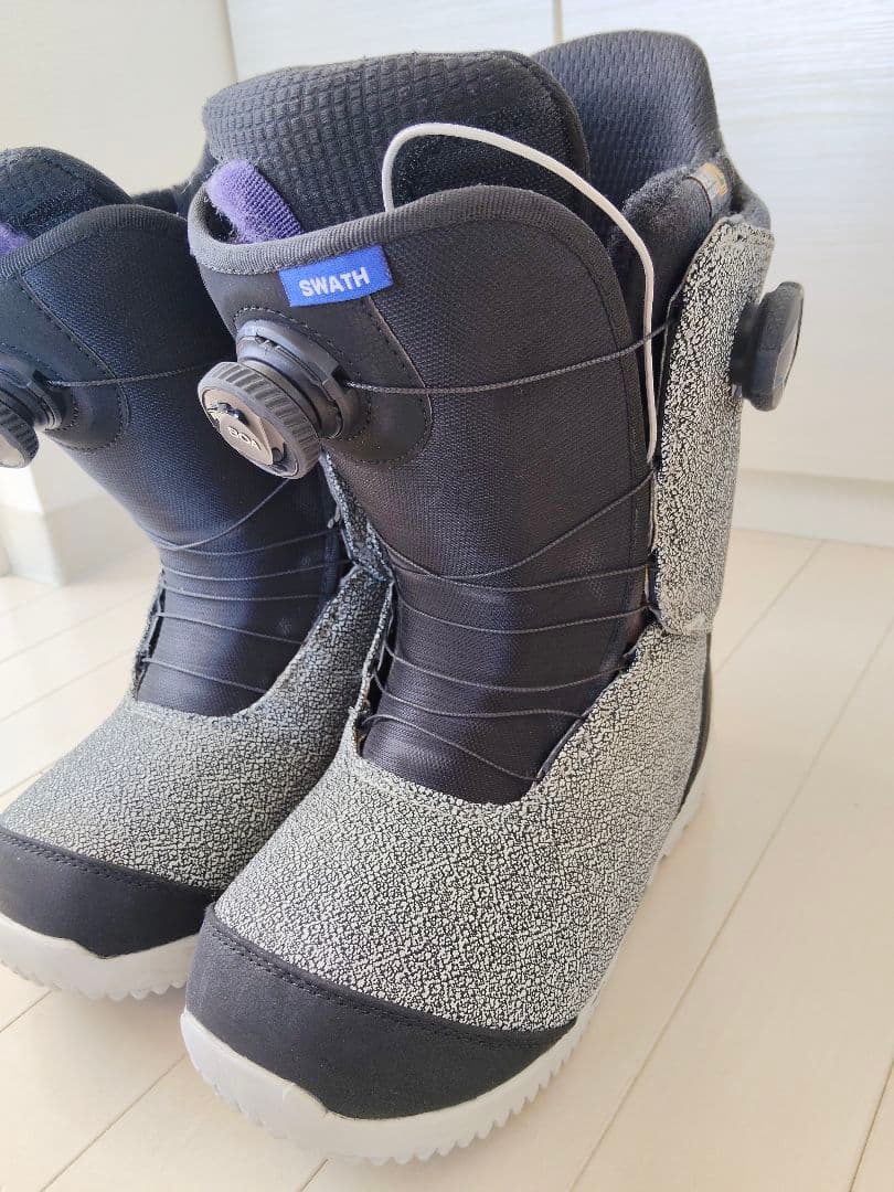 Burton SWATH BOA ダブルボア スノーボードブーツ グレー26.5