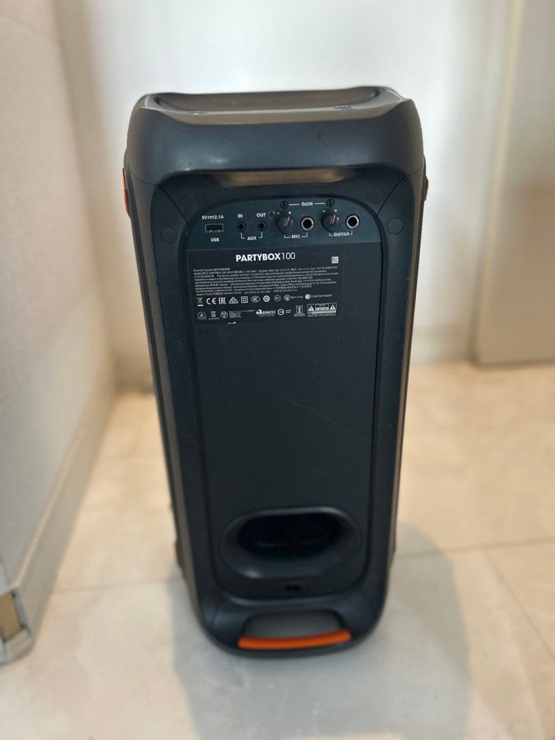 JBL PartyBox100 価格交渉有り　スピーカー マイクギター入力