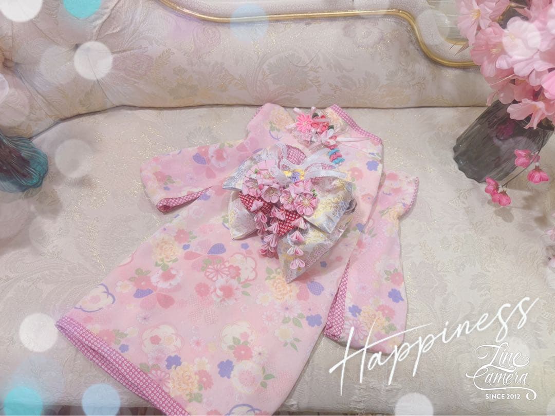 B402.pon2pan2☆オーダー☆犬お引き摺りお着物