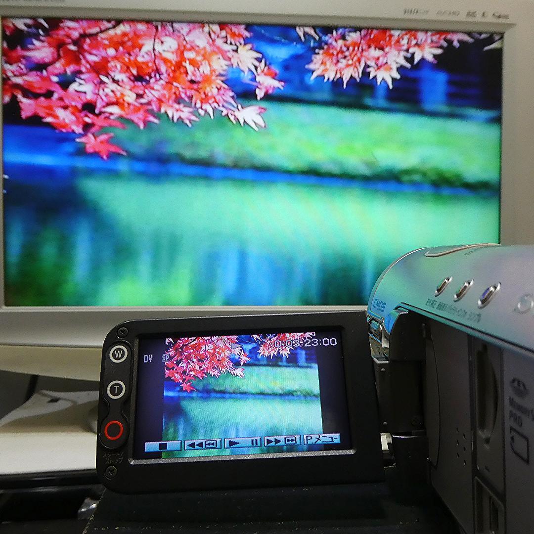 美品・動作品ソニー HDR-HC3 HDVビデオカメラ　DVDダビングに最適