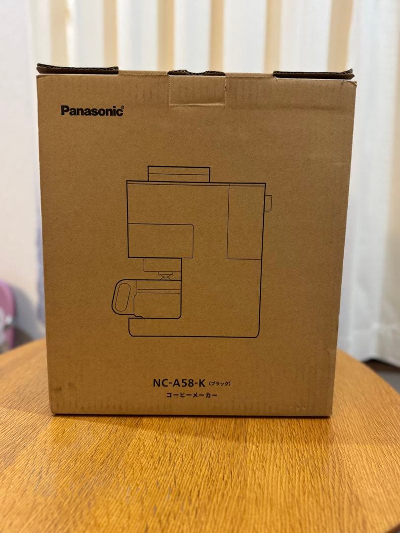 Panasonic 自動コーヒーメーカー NC-A58-K 撮影用に一度使用品