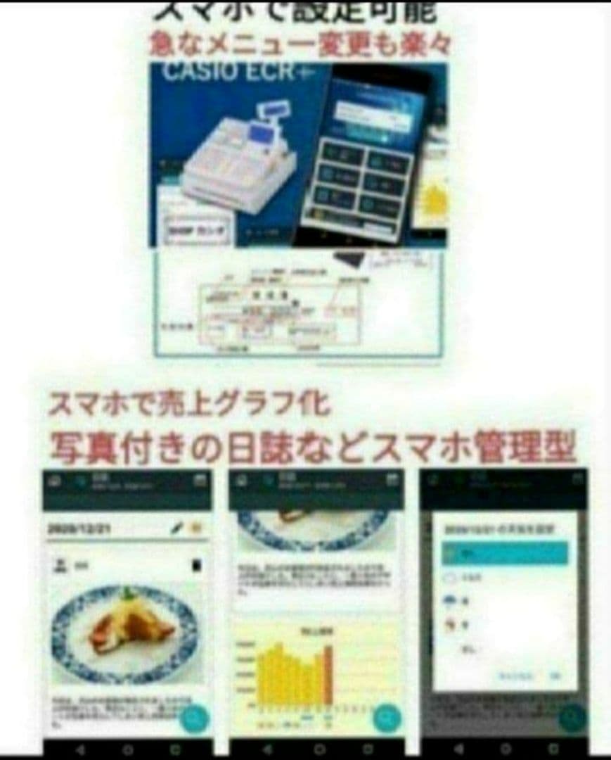 カシオレジスター　SR-S4000　スマホ連携Bluetooth　921100