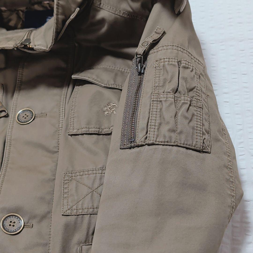 バーバリーブルーレーベル モッズコート ミリタリージャケット 38