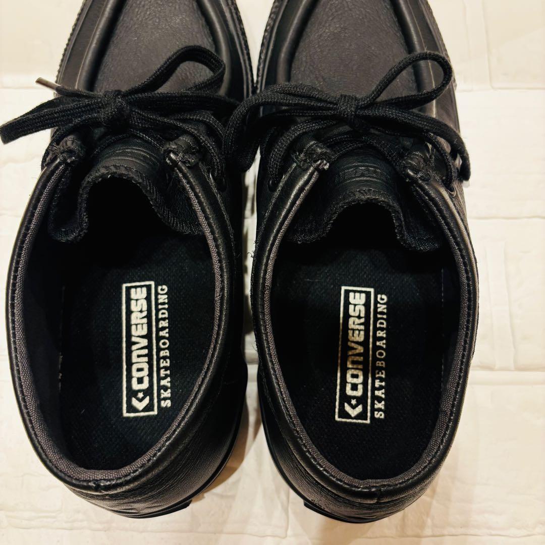 未使用級✨コンバース　モカシン　ブラック　27cm　1sd449