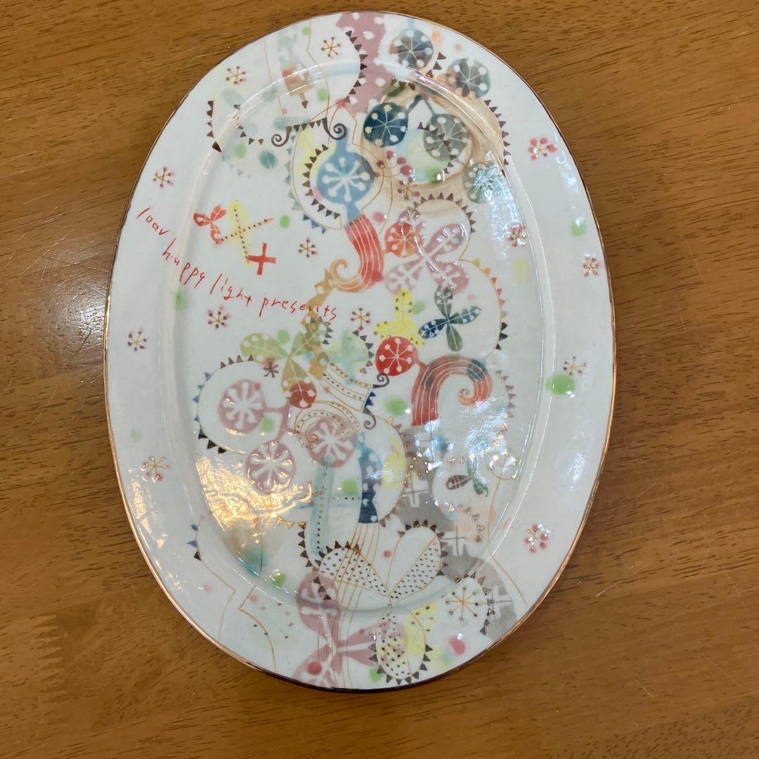 ウエダキヨアキ　絵皿