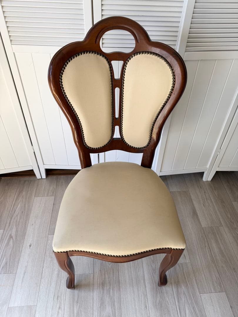 ③ サルタレッリ ダイニングチェア 猫脚チェア 1脚　(4脚同時販売)