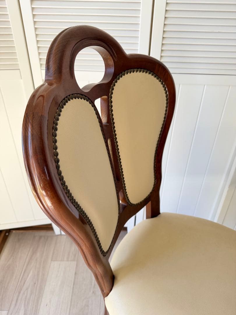 ③ サルタレッリ ダイニングチェア 猫脚チェア 1脚　(4脚同時販売)