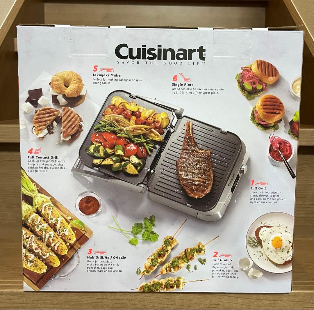 新品 クイジナート マルチグルメプレート たこ焼き ホットプレート GR-5J