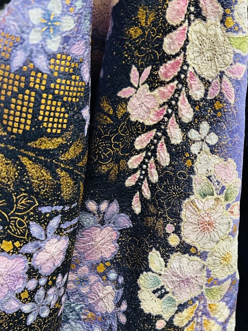 名門桐屋翠山　最高級辻ヶ花訪問着　5点セット　伊と幸正絹長襦袢　高級袋帯