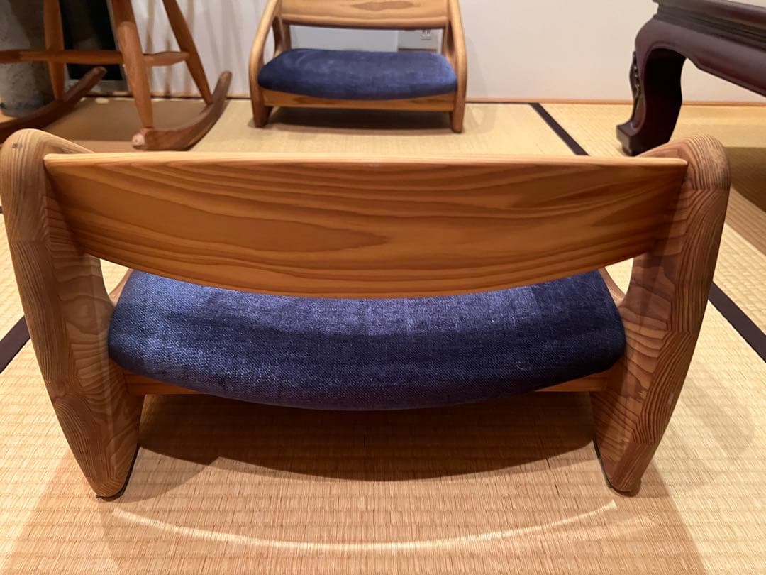 座椅子/木製/4脚セット/HIDA（2脚セットでの購入も可）