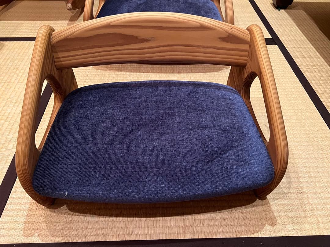 座椅子/木製/4脚セット/HIDA（2脚セットでの購入も可）