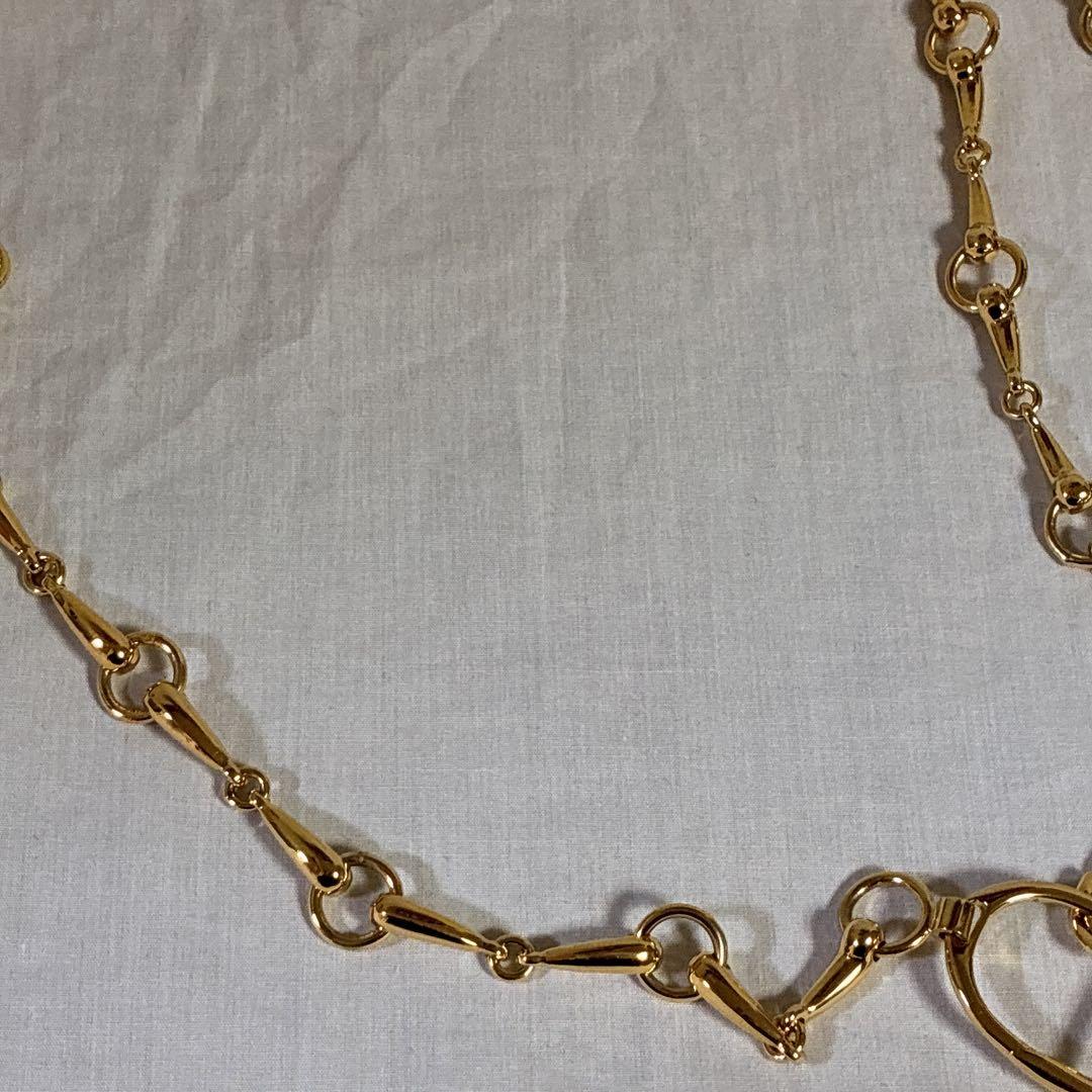 美品☆GUCCI　チェーンベルト　ゴールド　ヴィンテージ