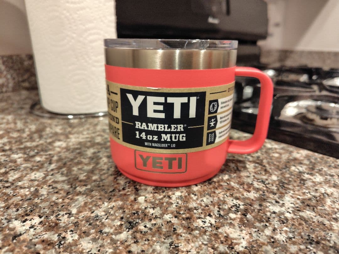 YETI Rambler 14 oz 　Tropical Pink　マグカップ