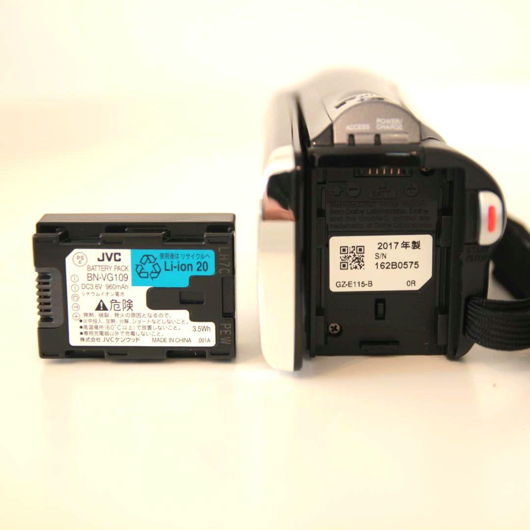 ビデオカメラ JVC Everio GZ-E115-B フルHD