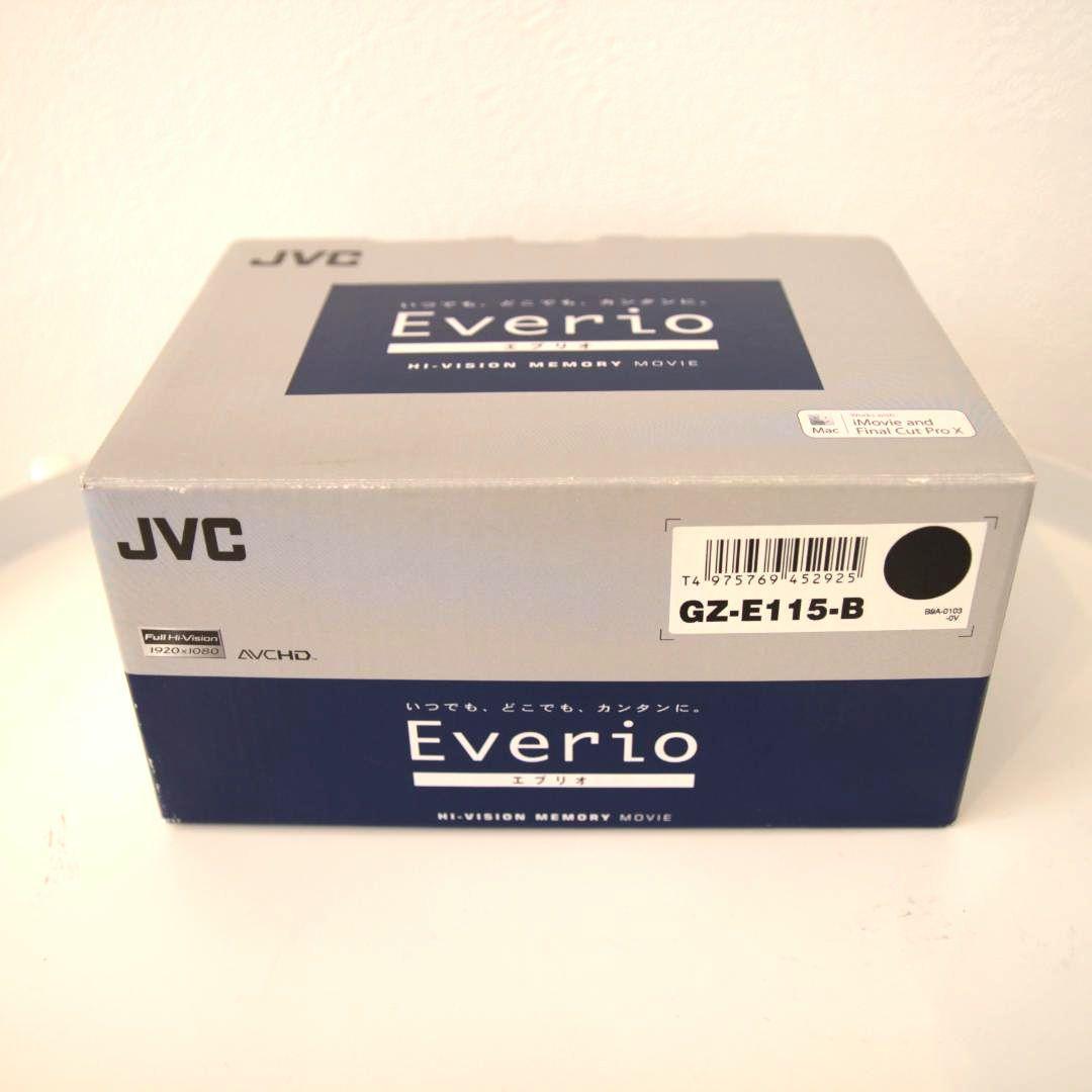 ビデオカメラ JVC Everio GZ-E115-B フルHD