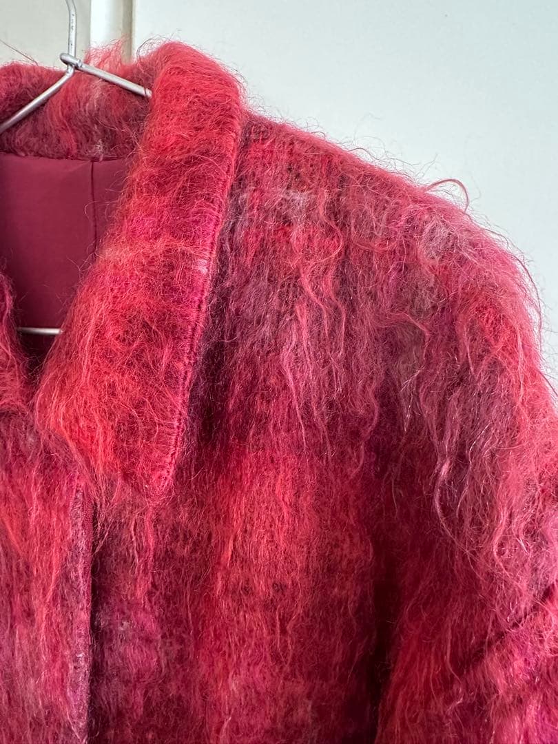 vintage モヘア　コート　アウター　古着コート　ジャケット