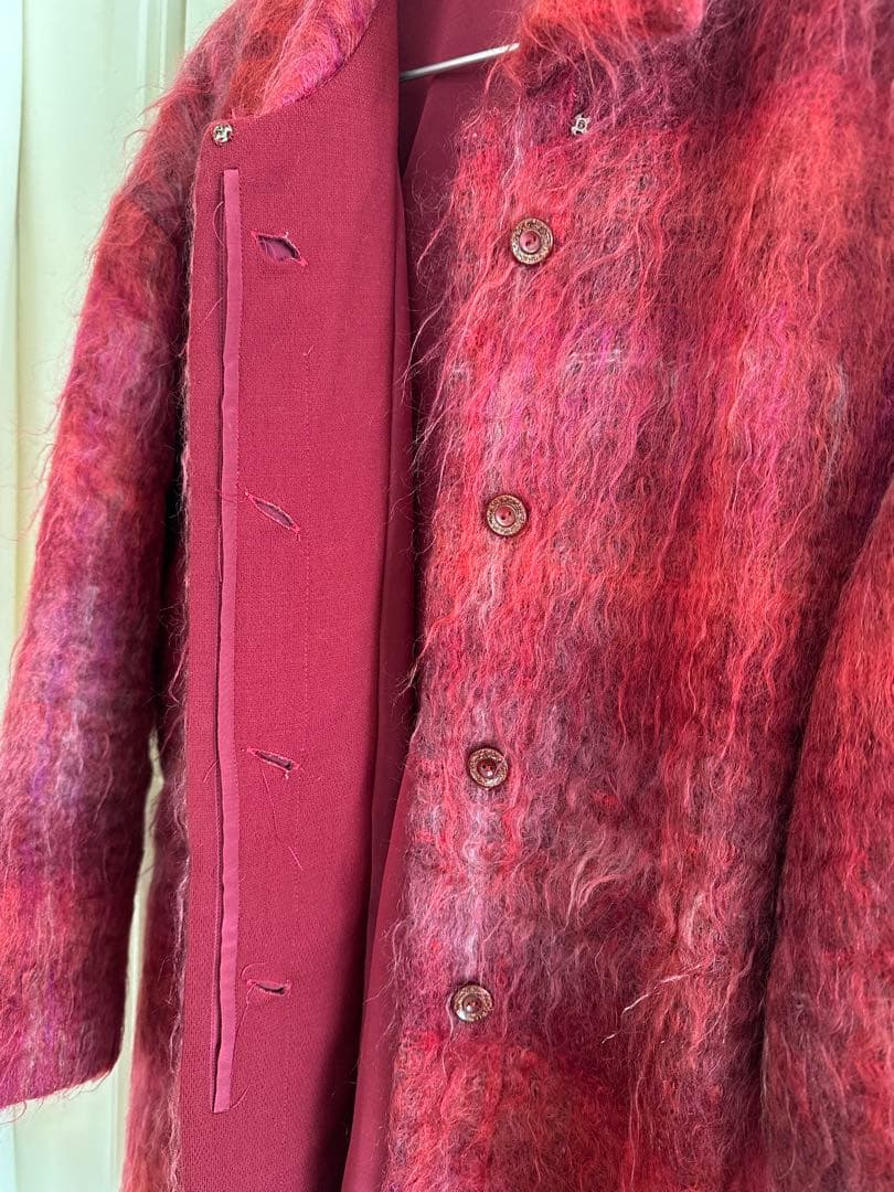 vintage モヘア　コート　アウター　古着コート　ジャケット