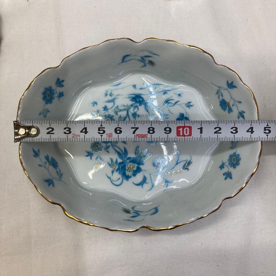 Haviland 青い花柄陶器食器セット 5個