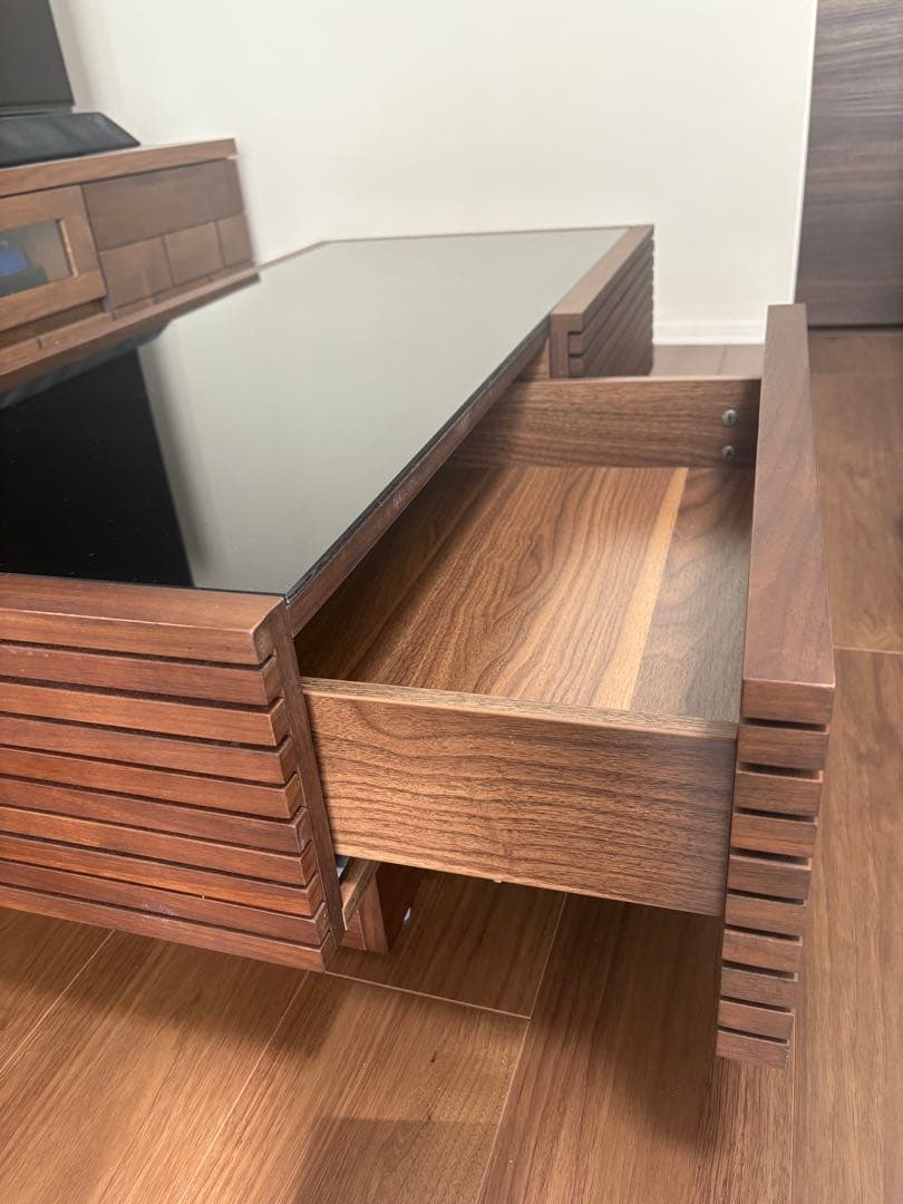 【美品】アルモニア　収納付きセンターテーブル