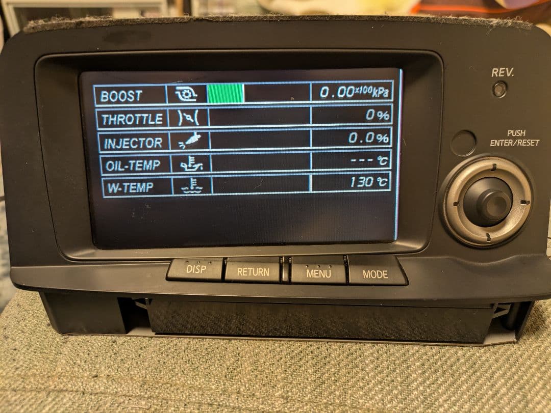 R*W様 年内最終出品R34GT-R　日産純正マルチファンクションディスプレイ