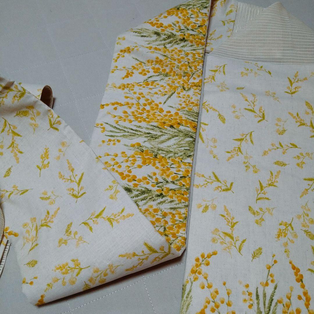 「専用出品　オーダーかぶせ帯　ミモザ」