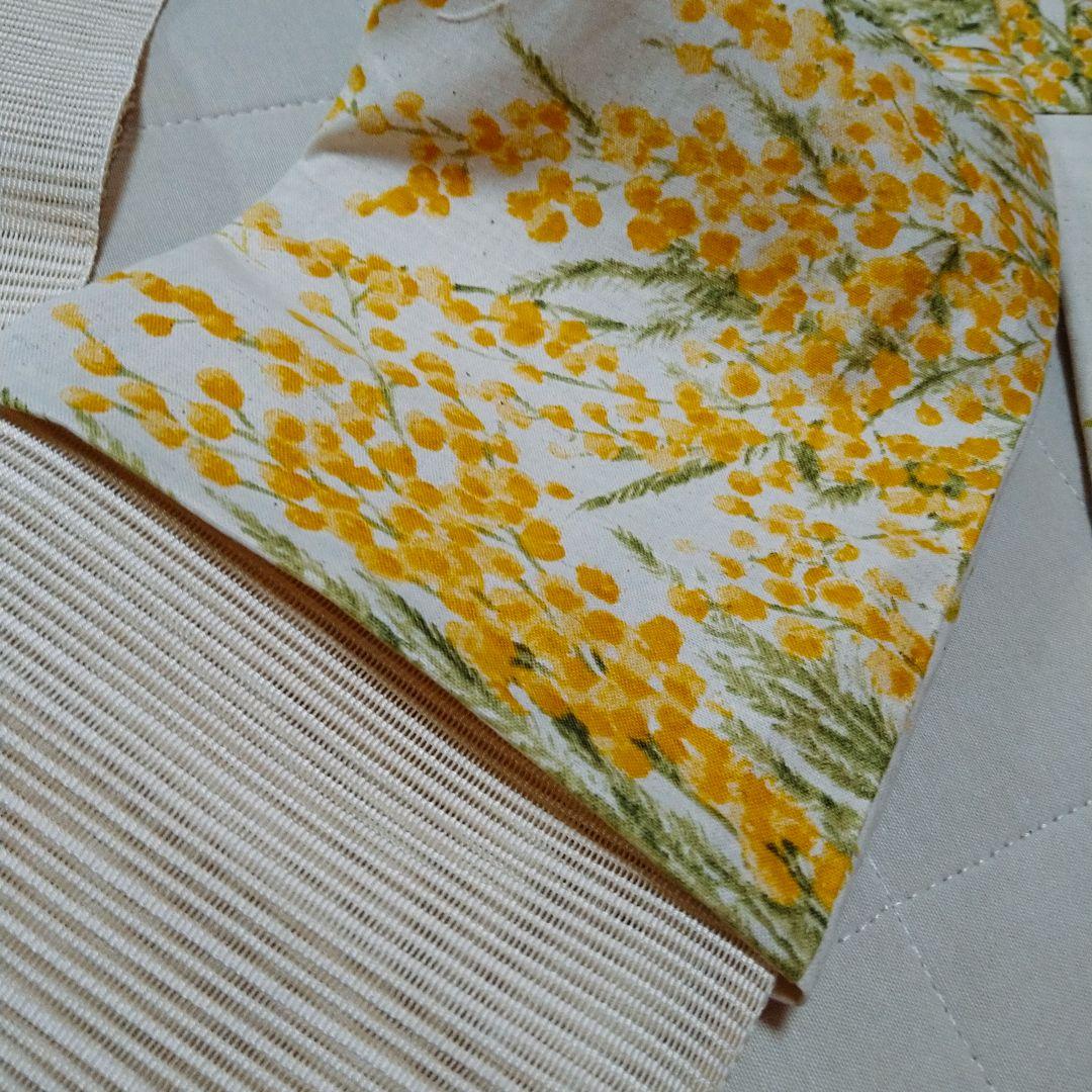 「専用出品　オーダーかぶせ帯　ミモザ」
