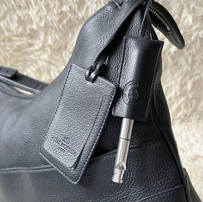 定価7.3万 ペッレモルビダ エディターズバッグ ネイビー メイデンボヤージュ