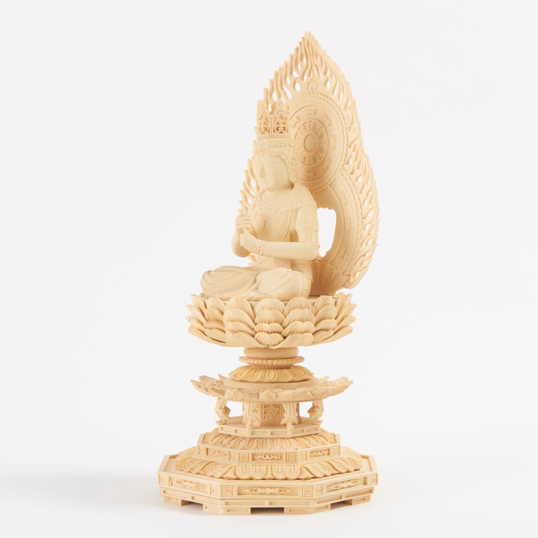 黄楊　２.５寸　大日如来　仏像 031