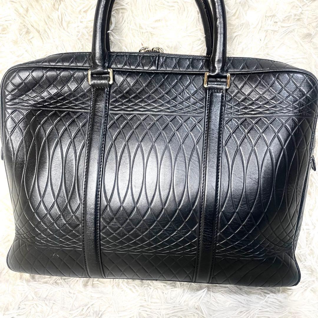 ポールスミス　Paul Smith ビジネスバッグ　キルティング加工　ブラック