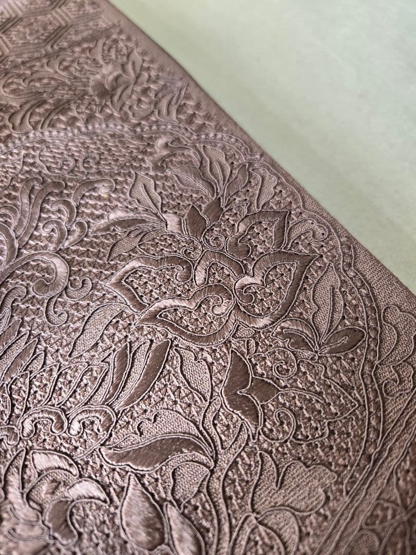 新品❤極上質◾汕頭刺繍袋帯◾お太鼓柄