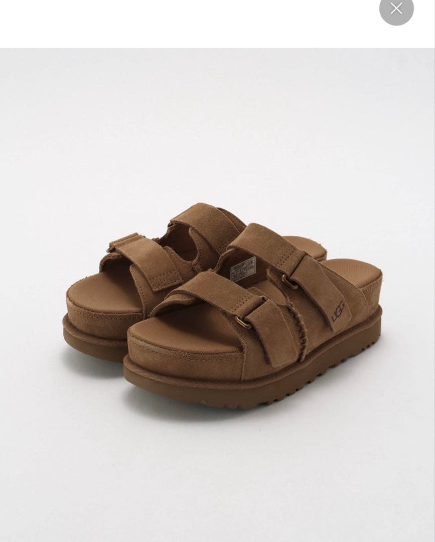 靴 AP STUDIO UGG W GOLDENSTAR HI SLIDE