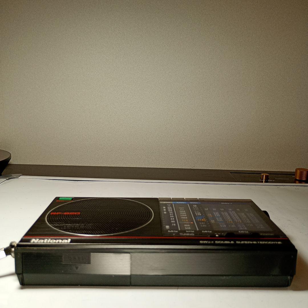 専用出品　松下電器　ラジオ　RF-B20　動作品　と自作バーアンテナ