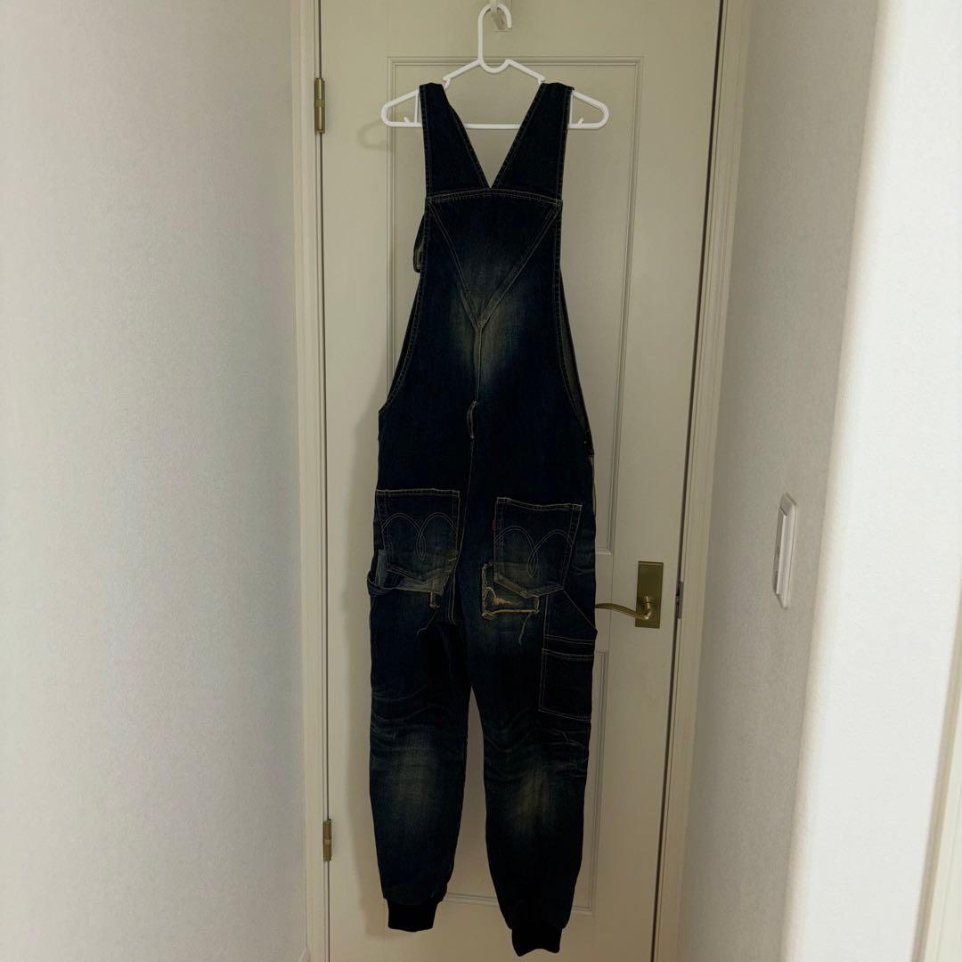 美品 glamb グラム アンプラグド デニム オーバーオール size1