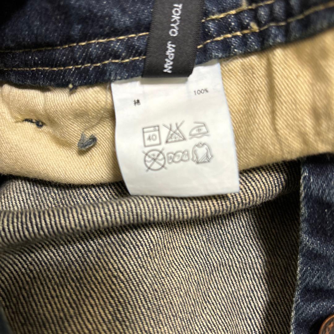 美品 glamb グラム アンプラグド デニム オーバーオール size1