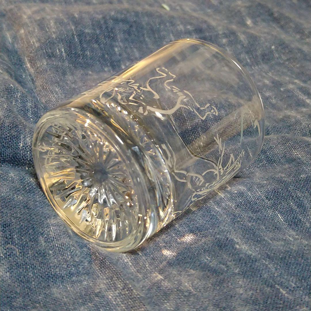 超レア　鳥獣戯画　切り子　ショットグラス