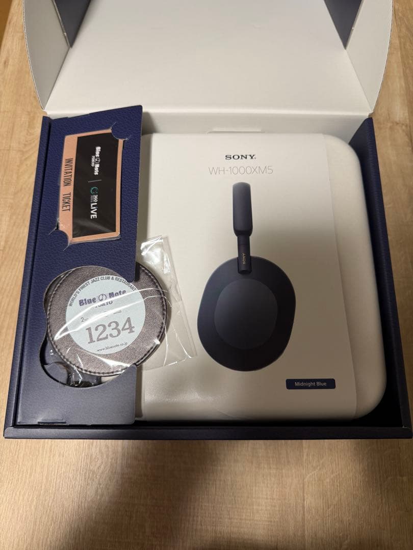 SONY WH-1000XM5 ミッドナイトブルー 特典完備