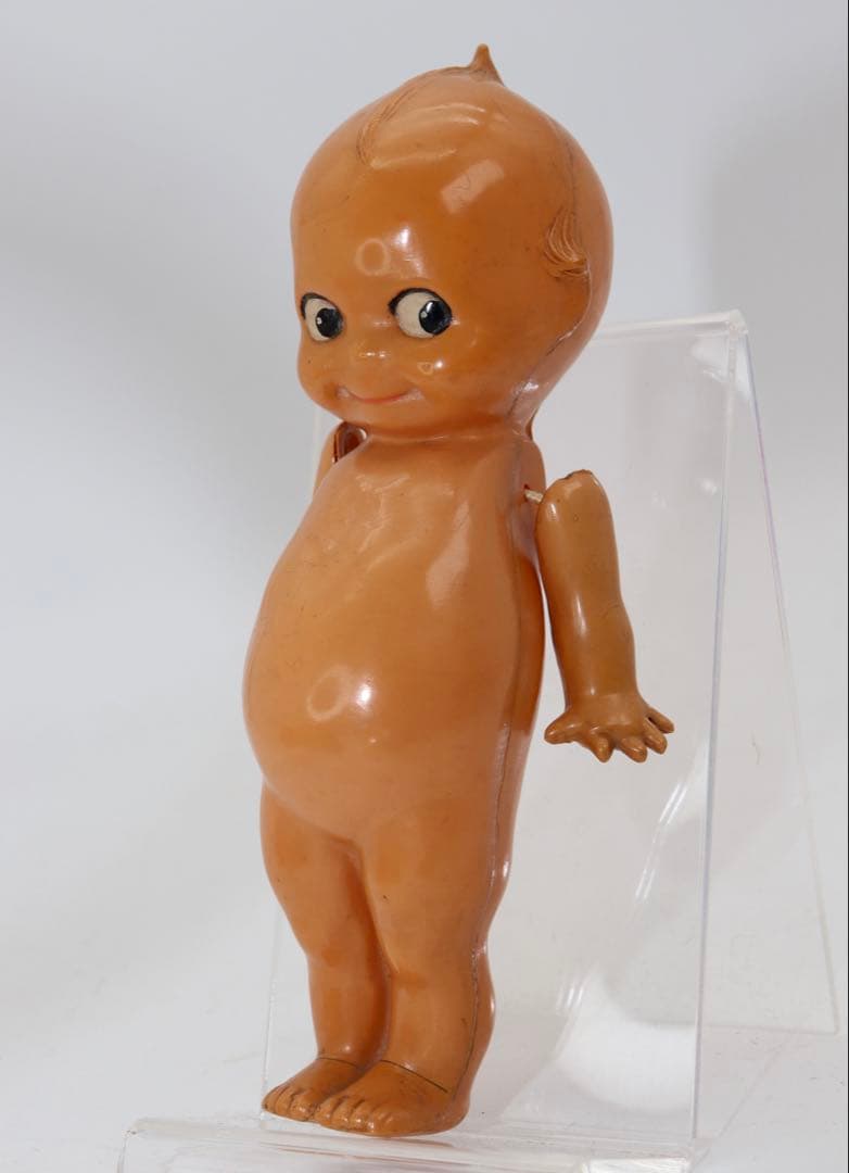 アンティーク・セルロイド・キューピー人形 ベージュ19cm