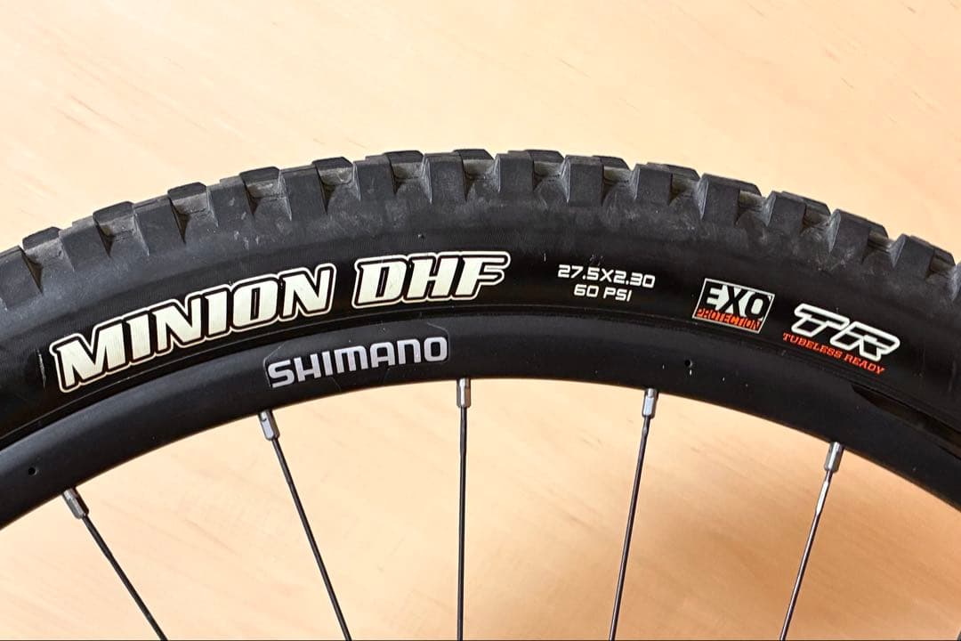 DEORE XT 完組ホイール前後セット　27.5インチ　タイヤ、ローター付き