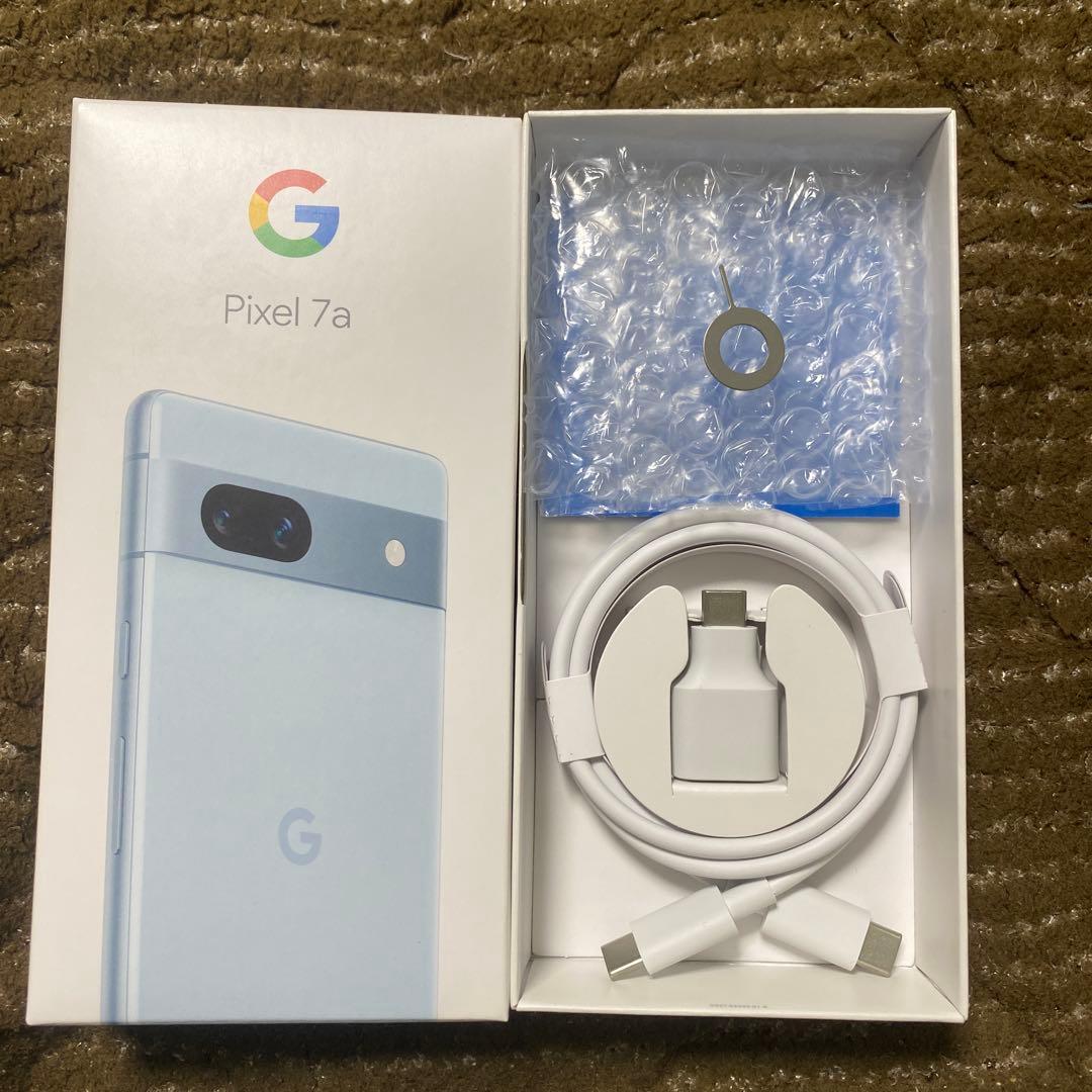 Google Pixel 7a sea ブルー　グーグルピクセル
