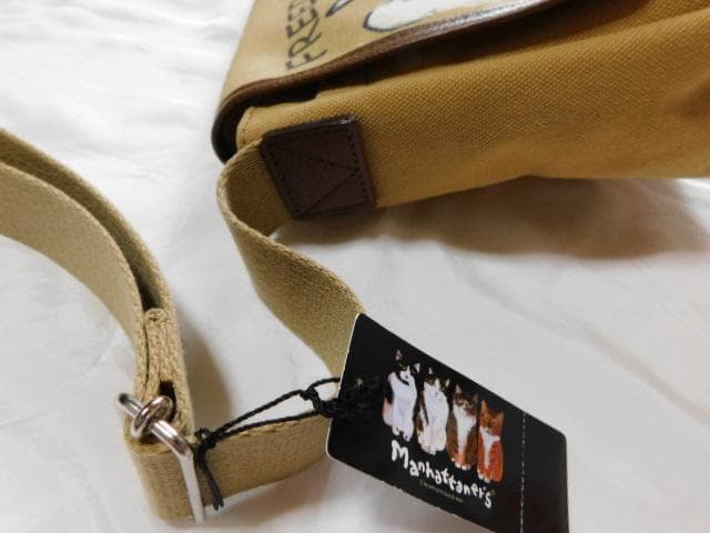 日本製マンハッタナーズ　ベーカリーショルダーバッグ　ペディグリー猫