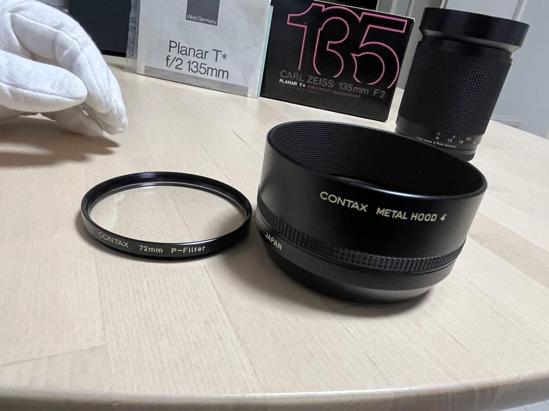 極美品 Carl Zeiss Planar 2/135 防湿庫保管