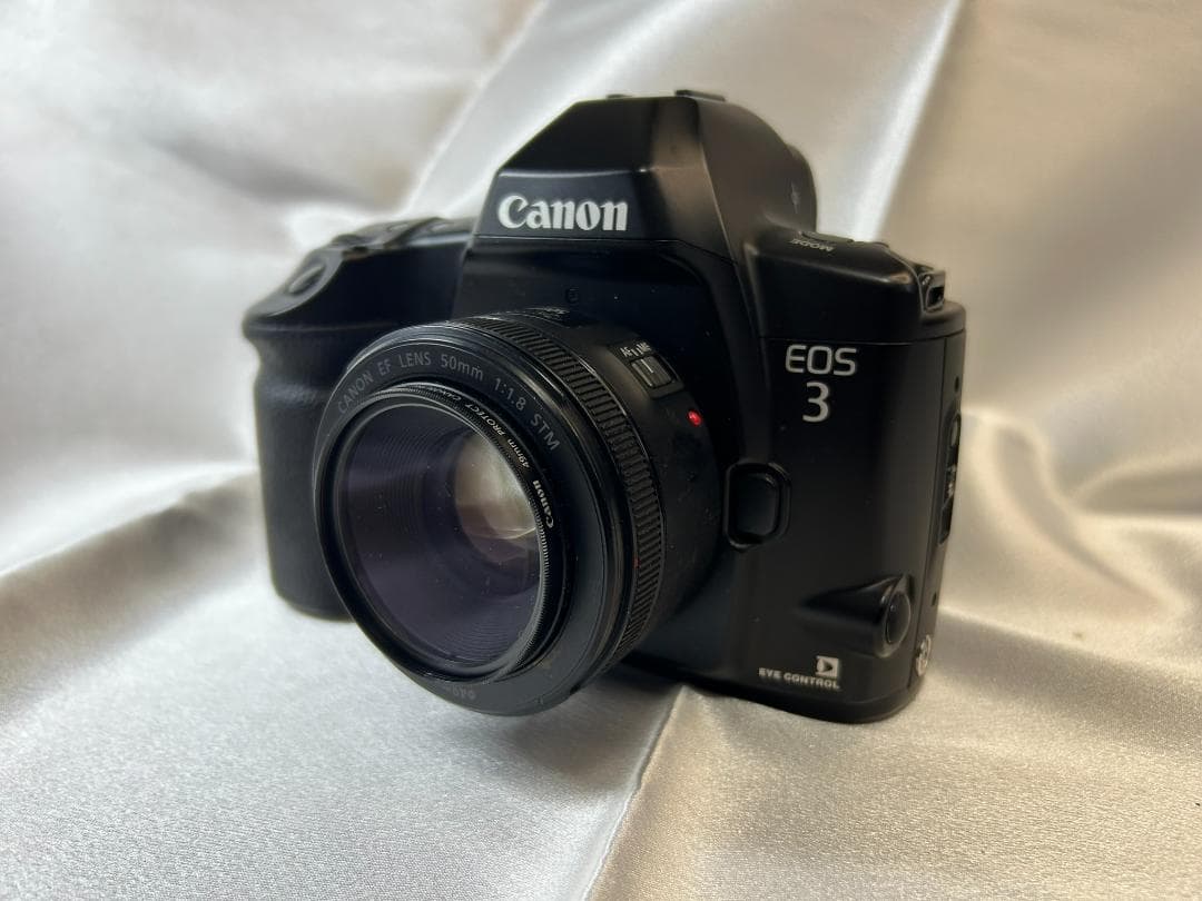 Canon EOS 3 フィルム一眼レフカメラ EF 50mm f1.8レンズ