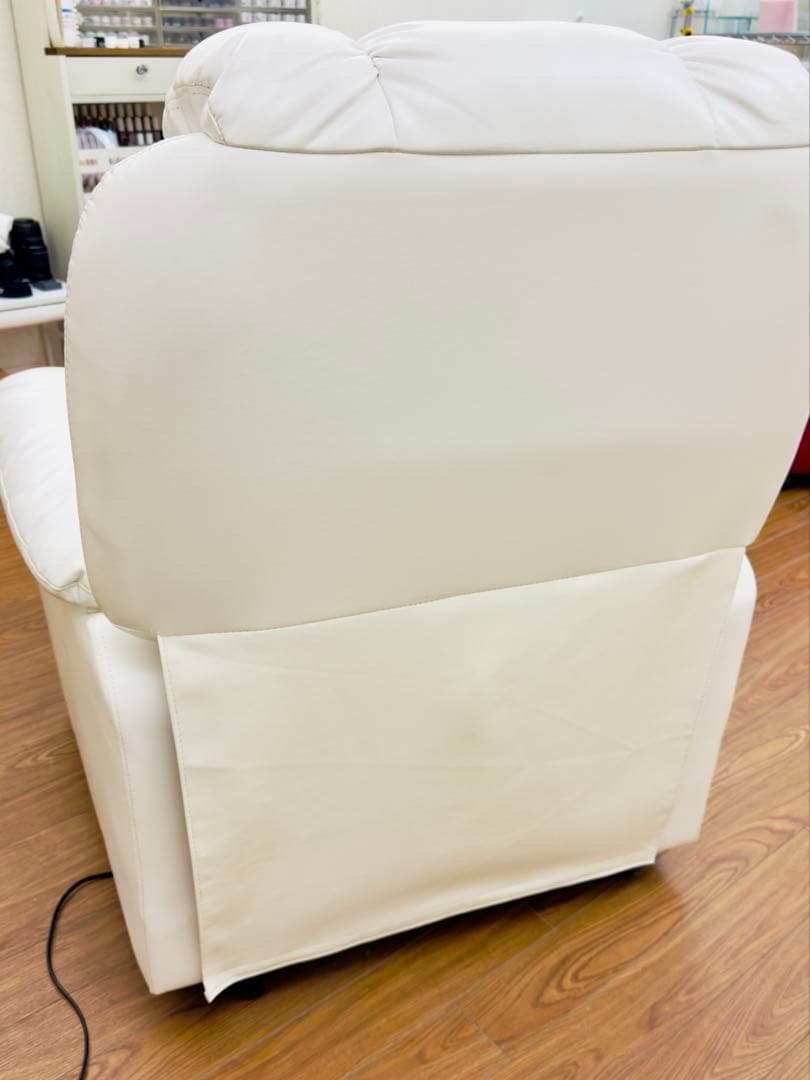 電動ラウンジチェアSHIFFONシフォン ホワイト　極美品