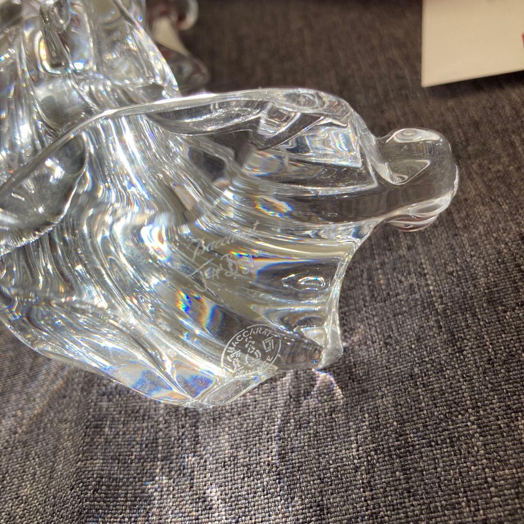 バカラ　Baccarat 大天使　立像　美品　刻印有り　美品　置物　クリスマス