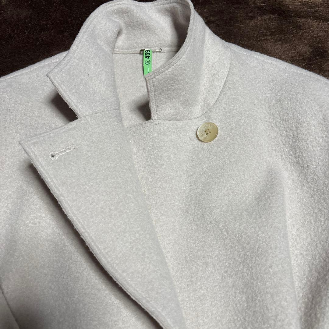 23区コンプレストパイル ライトアウター　ウール混紡 ジャケット 38ベージュ系