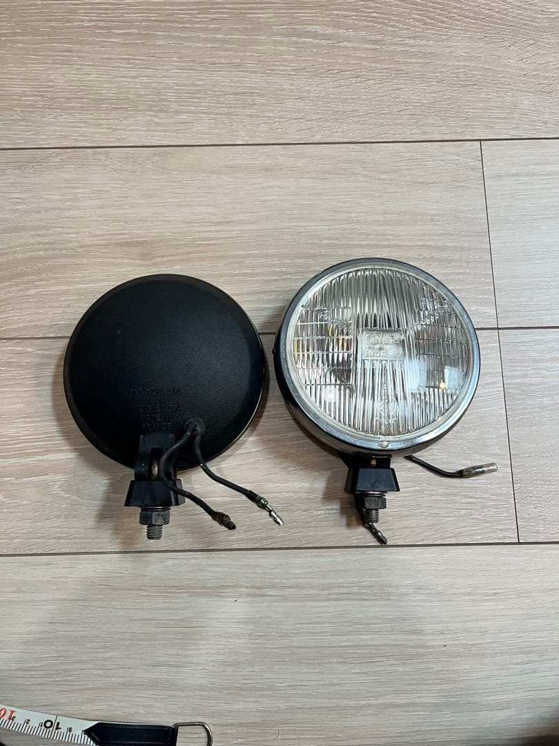 当時物　CIBIE フォグランプ ライト径120φ 丸型　デュアルカウル